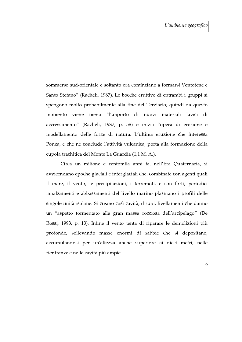 Anteprima della tesi: Memorie d'isola. Abitanti, turisti e confinati a Ponza., Pagina 14