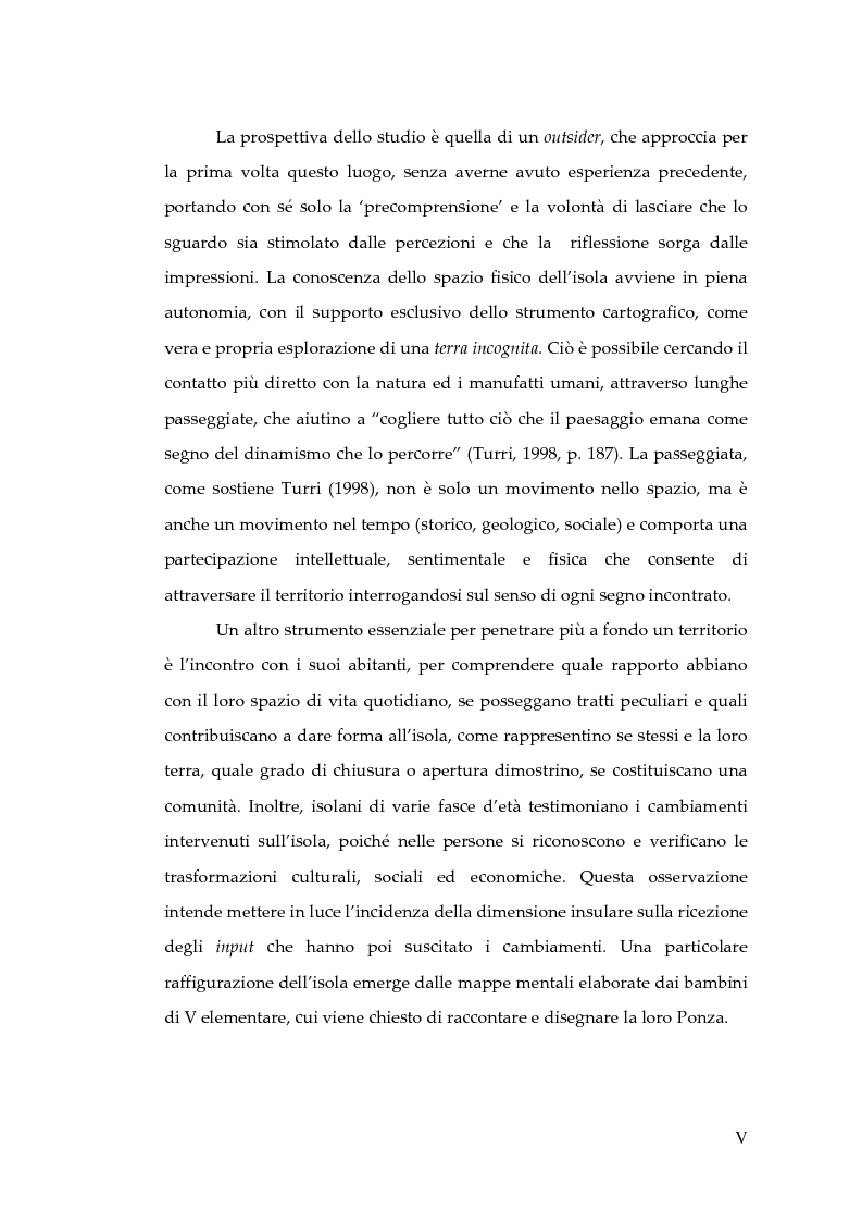 Anteprima della tesi: Memorie d'isola. Abitanti, turisti e confinati a Ponza., Pagina 3