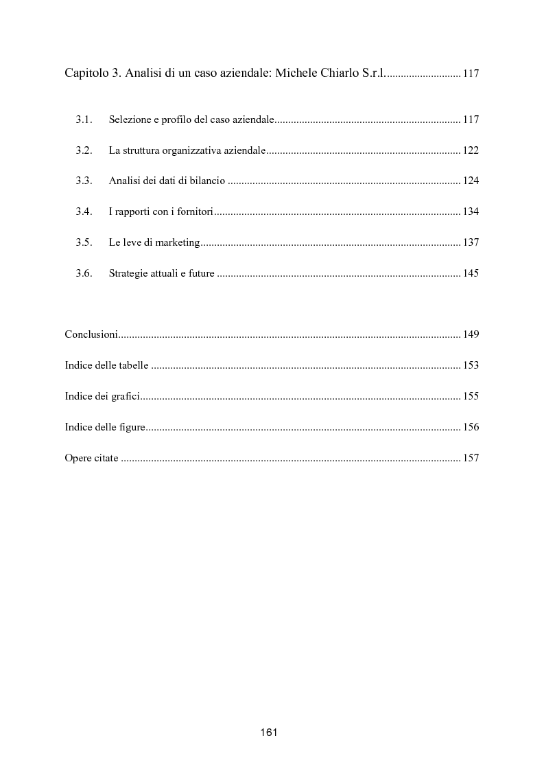 Indice della tesi: Strategia d'impresa e analisi di settore: il caso Michele Chiarlo S.r.l., Pagina 2
