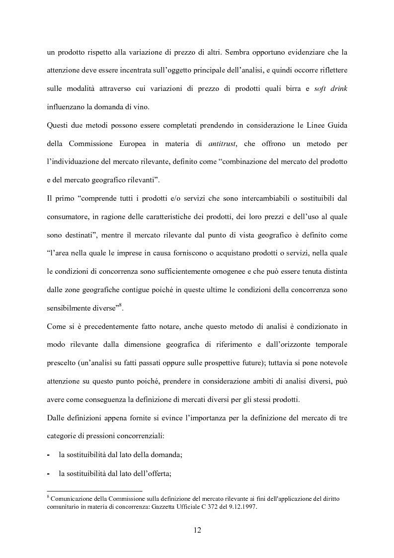 Anteprima della tesi: Strategia d'impresa e analisi di settore: il caso Michele Chiarlo S.r.l., Pagina 12