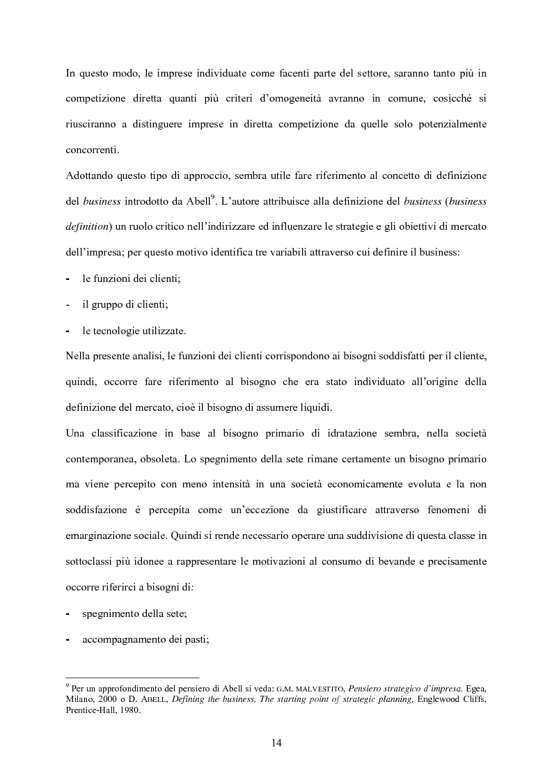 Anteprima della tesi: Strategia d'impresa e analisi di settore: il caso Michele Chiarlo S.r.l., Pagina 14
