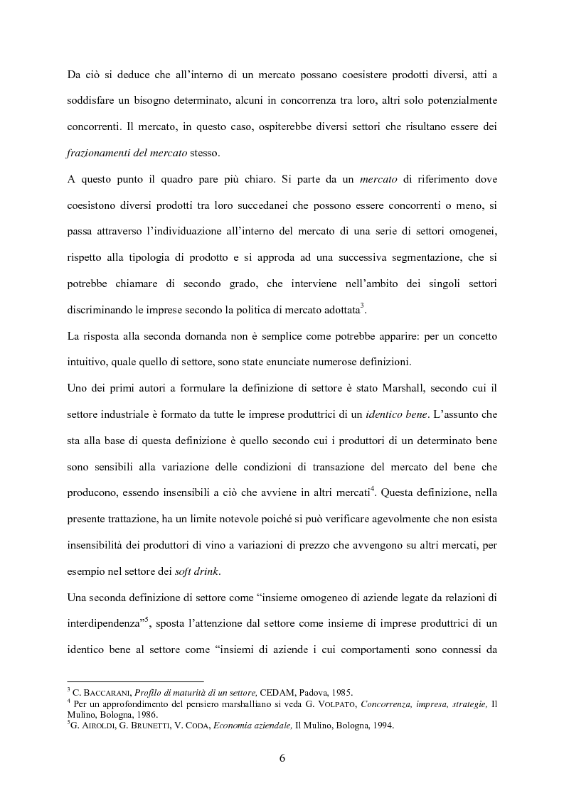 Anteprima della tesi: Strategia d'impresa e analisi di settore: il caso Michele Chiarlo S.r.l., Pagina 6