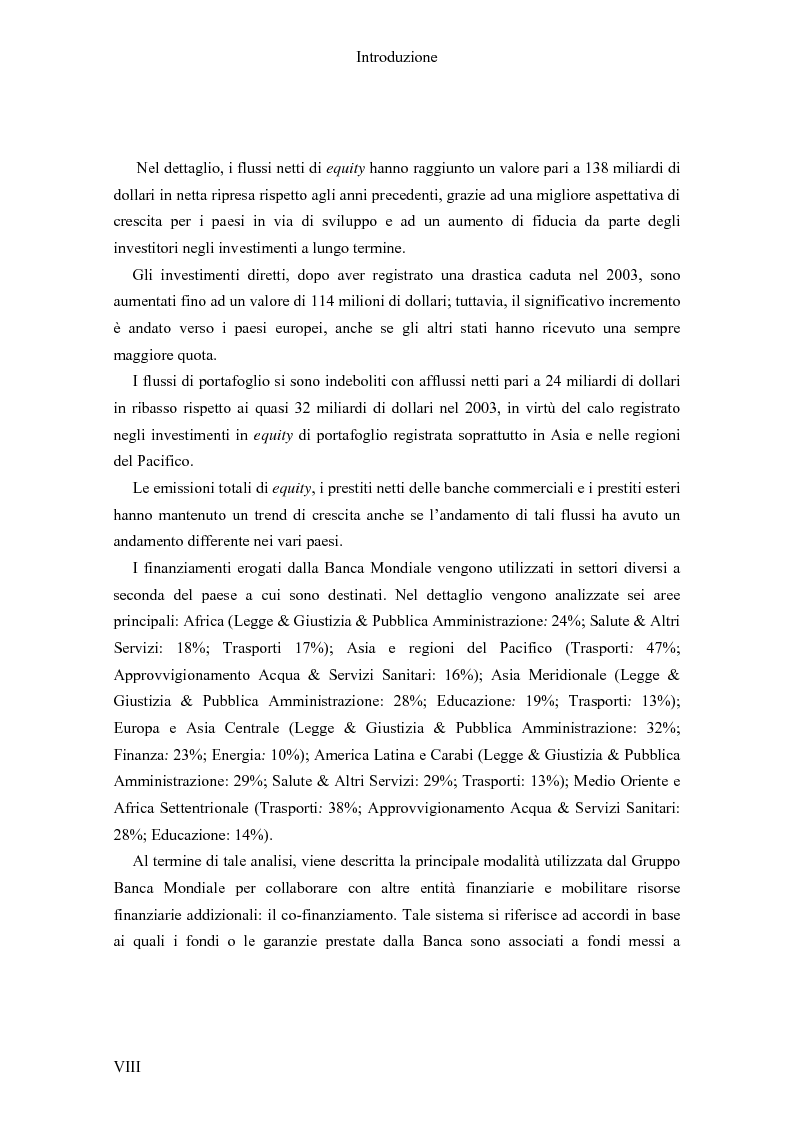 Anteprima della tesi: Il Project finance nei paesi in via di sviluppo, Pagina 6