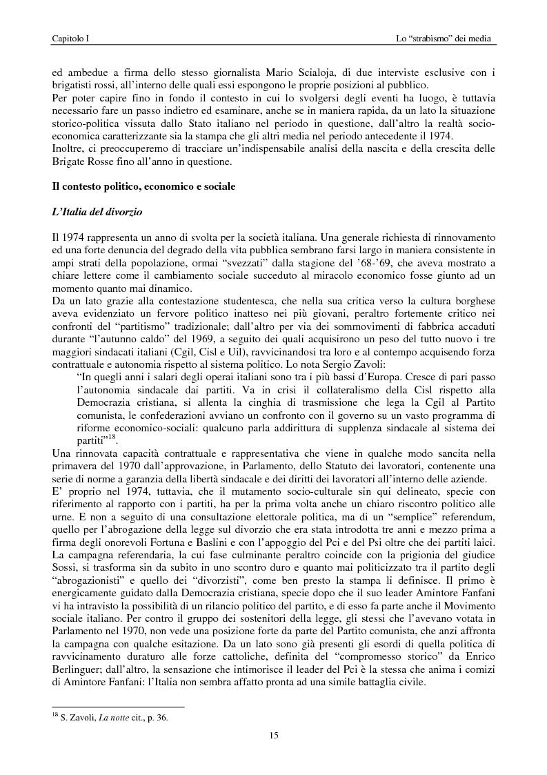 Anteprima della tesi: Quando i media staccano la spina. Storia del blackout informativo durante gli ''anni di piombo'', Pagina 10
