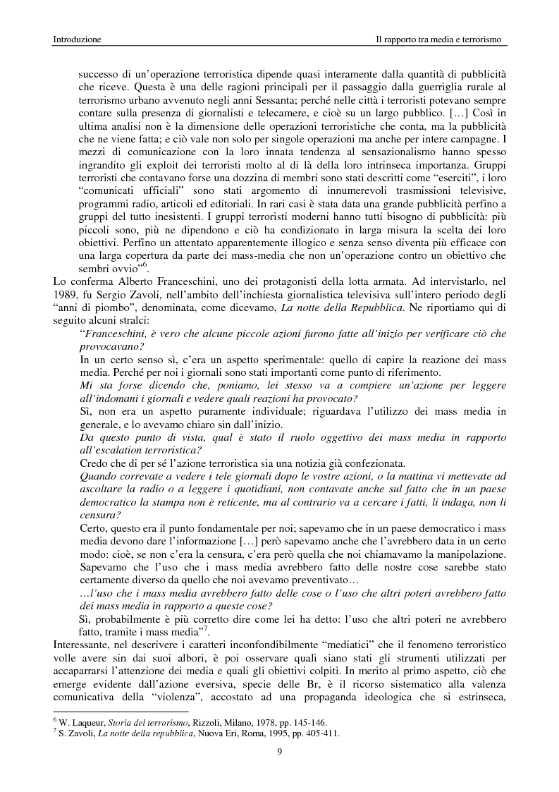 Anteprima della tesi: Quando i media staccano la spina. Storia del blackout informativo durante gli ''anni di piombo'', Pagina 4