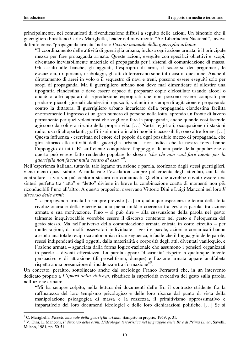 Anteprima della tesi: Quando i media staccano la spina. Storia del blackout informativo durante gli ''anni di piombo'', Pagina 5