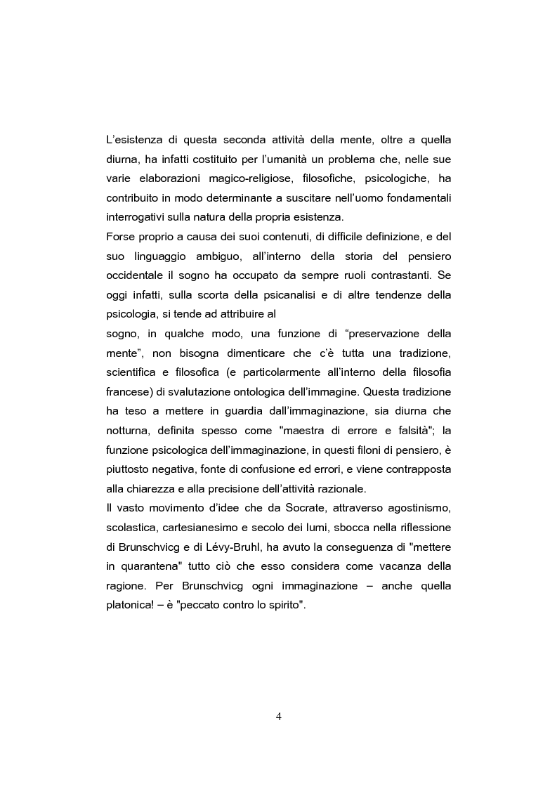 Anteprima della tesi: L'egemonia del sogno-l'importanza del mondo onirico nell'immaginario individuale e collettivo, Pagina 2