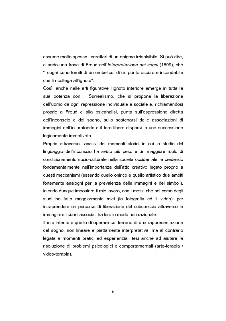 Anteprima della tesi: L'egemonia del sogno-l'importanza del mondo onirico nell'immaginario individuale e collettivo, Pagina 4