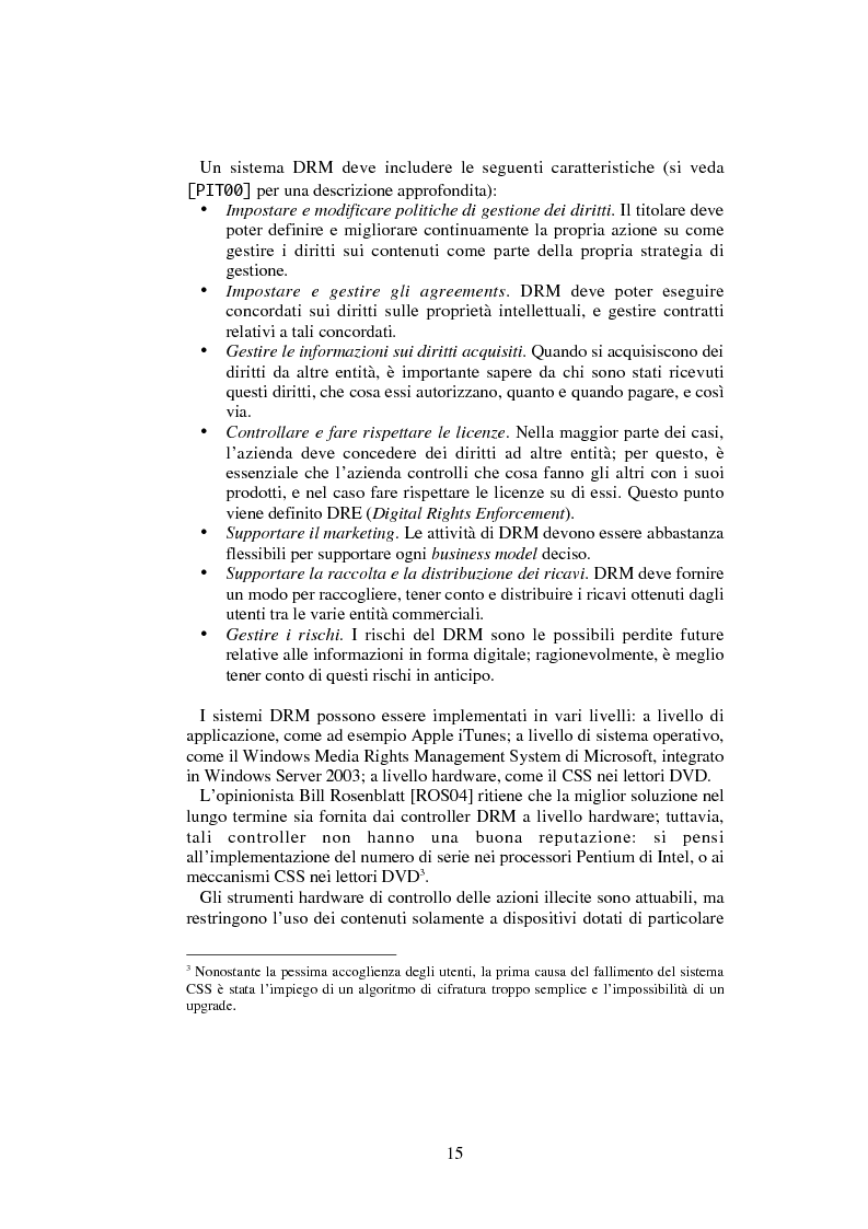 Anteprima della tesi: Gestione digitale dei diritti sulle proprietà intellettuali: la vendita di musica online, Pagina 9