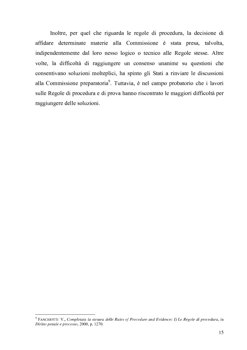 Anteprima della tesi: La Commissione preparatoria della Corte penale internazionale, Pagina 13