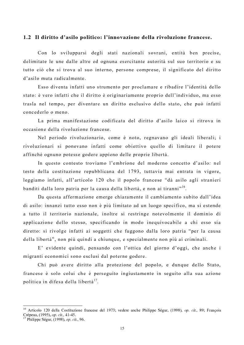 Anteprima della tesi: Lo Status di Rifugiato nell'Unione Europea, Pagina 10