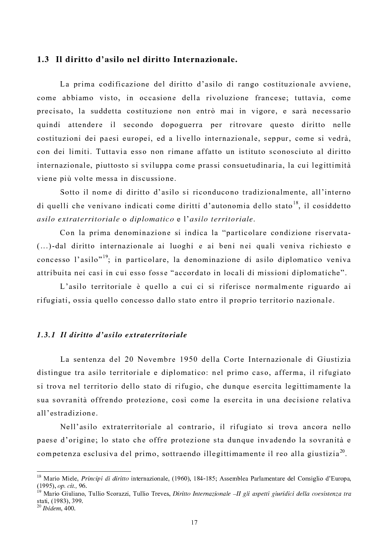 Anteprima della tesi: Lo Status di Rifugiato nell'Unione Europea, Pagina 12