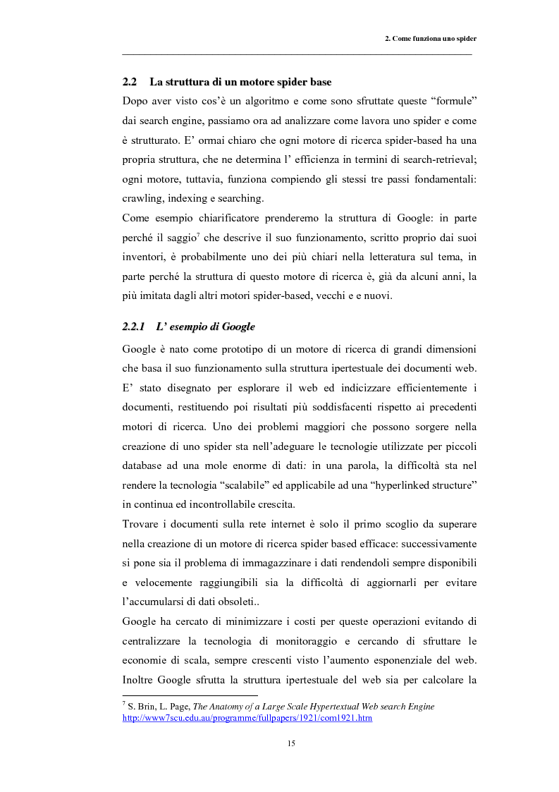 Anteprima della tesi: Posizionamento sui Motori di Ricerca: ''opinione del web'' e strumento di marketing, Pagina 12