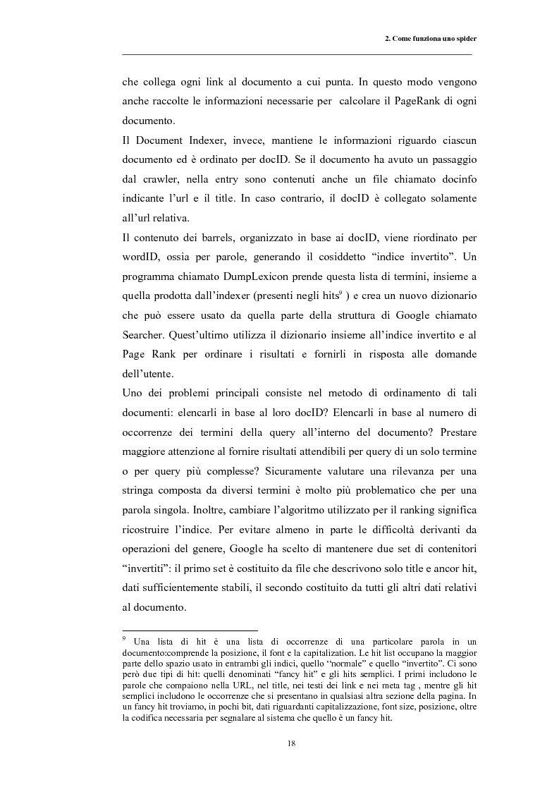 Anteprima della tesi: Posizionamento sui Motori di Ricerca: ''opinione del web'' e strumento di marketing, Pagina 15