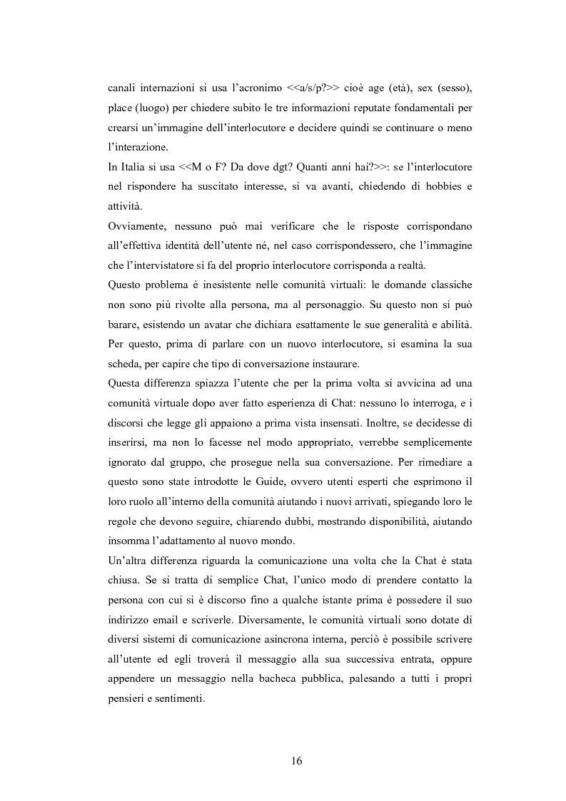 Anteprima della tesi: Analisi di una comunità virtuale: il caso Extremelot, Pagina 12