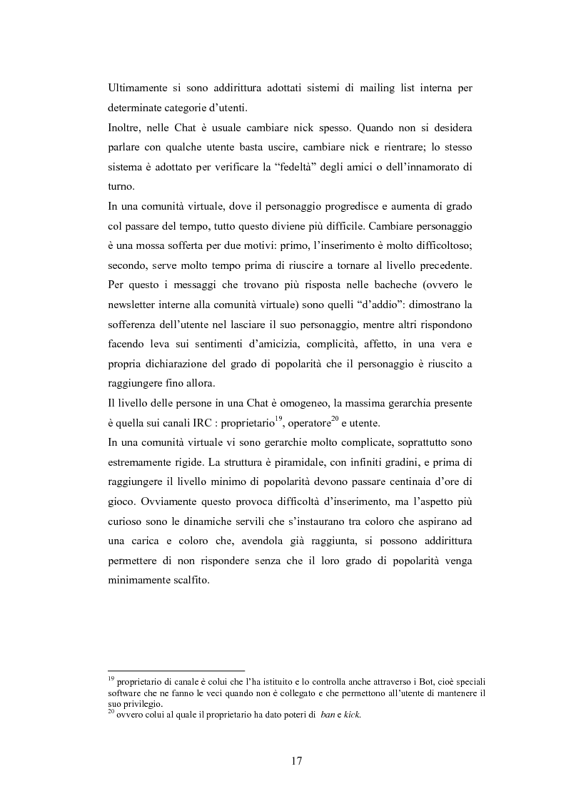 Anteprima della tesi: Analisi di una comunità virtuale: il caso Extremelot, Pagina 13