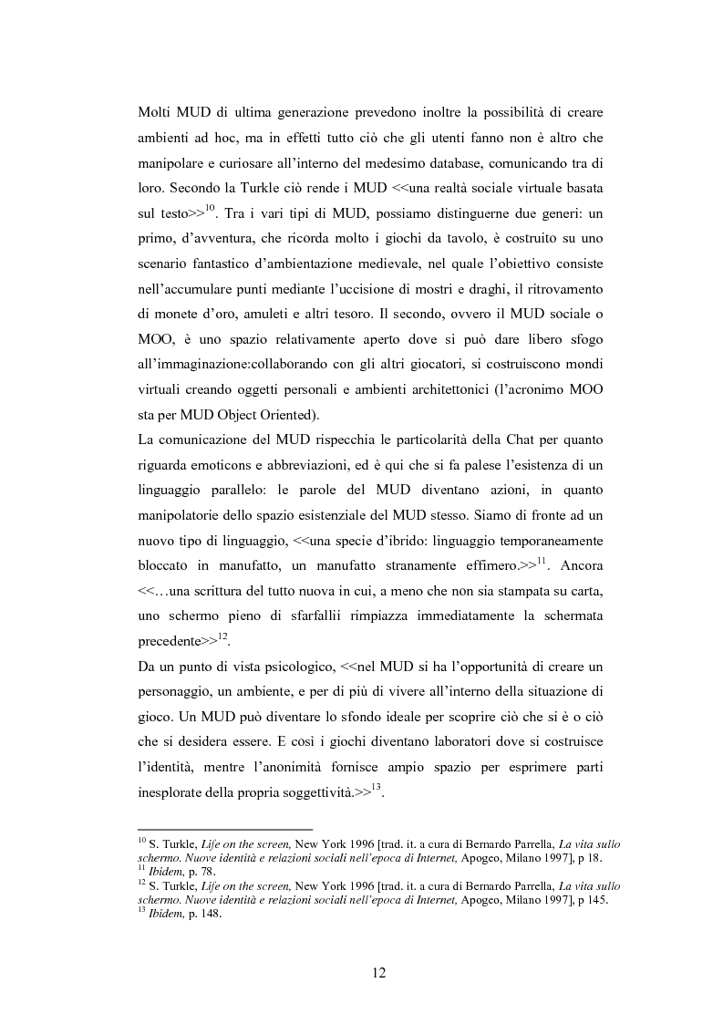 Anteprima della tesi: Analisi di una comunità virtuale: il caso Extremelot, Pagina 8