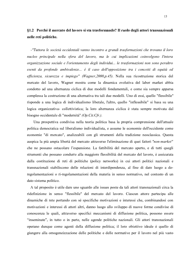 Anteprima della tesi: Policy Transfer e Politiche del Mercato del Lavoro in Italia e in Russia, Pagina 10