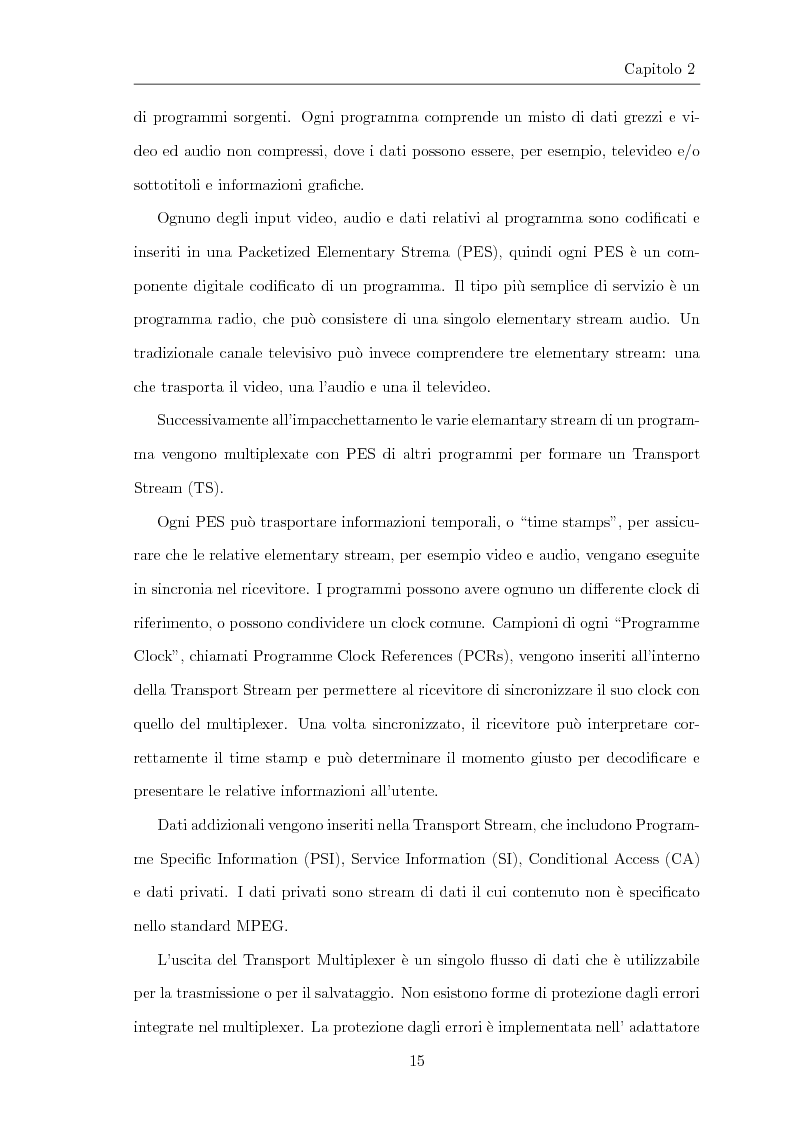 Anteprima della tesi: Progettazione e realizzazione di software per l'analisi di streaming digitale DVB, Pagina 10