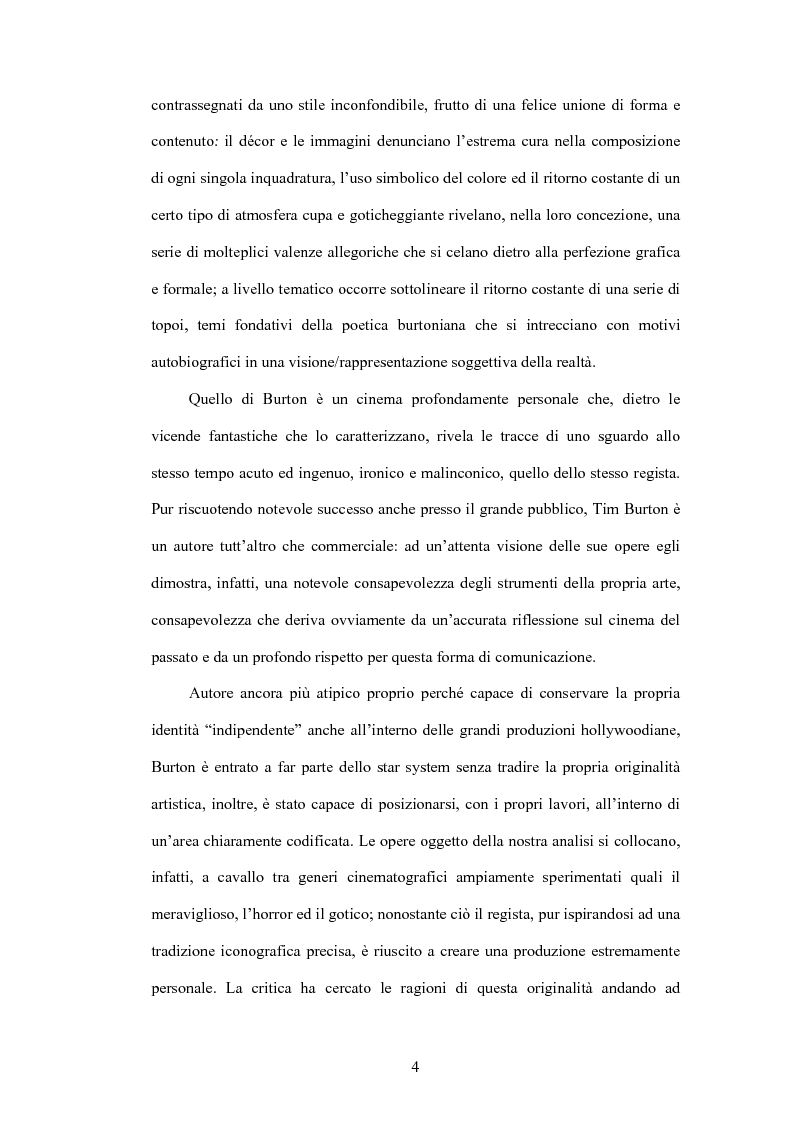 Anteprima della tesi: La fiaba autoriflessiva: il cinema di Tim Burton, Pagina 2