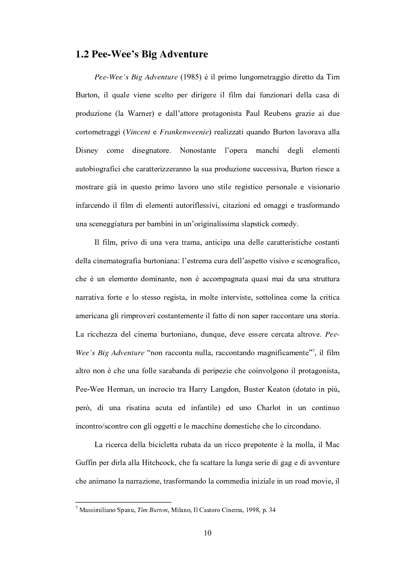 Anteprima della tesi: La fiaba autoriflessiva: il cinema di Tim Burton, Pagina 8