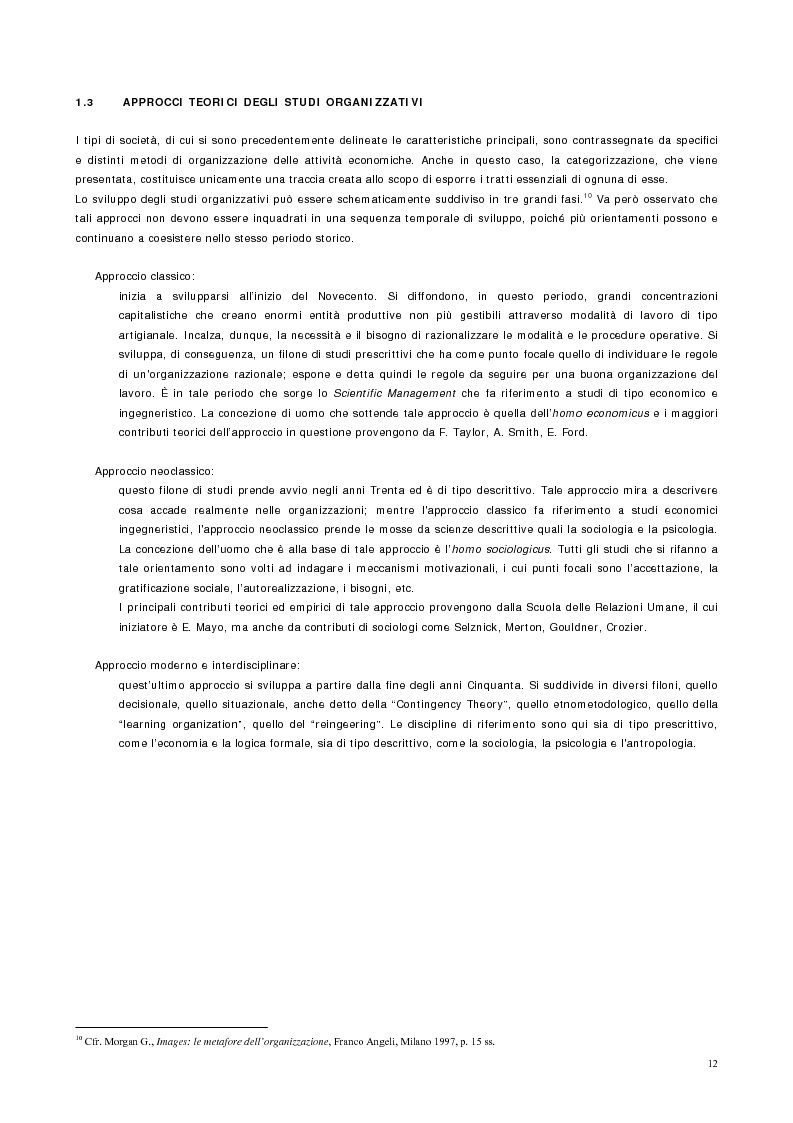 Anteprima della tesi: Vantaggio competitivo, management e qualità, Pagina 8