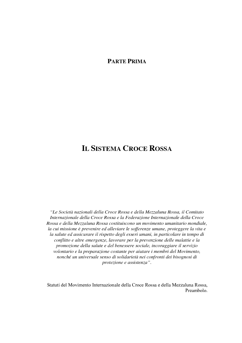 Anteprima della tesi: La tutela internazionale del simbolo di Croce Rossa, Pagina 3