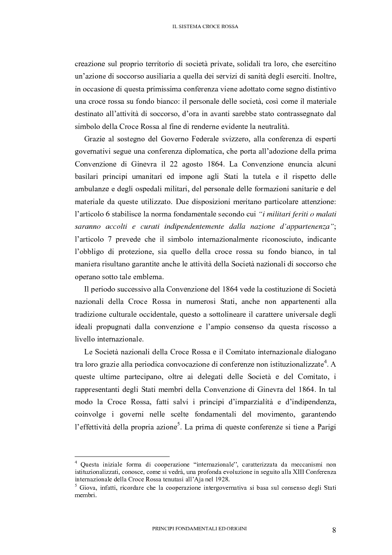 Anteprima della tesi: La tutela internazionale del simbolo di Croce Rossa, Pagina 7