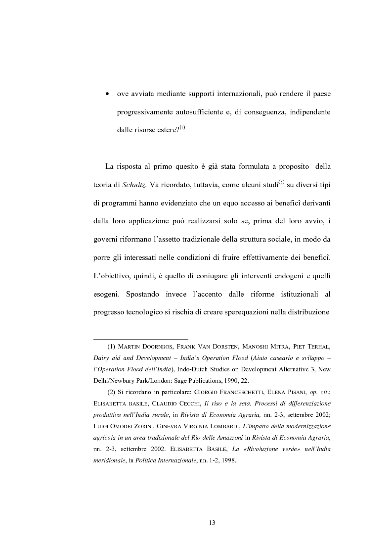Anteprima della tesi: Il ruolo dell'Operation Flood nello sviluppo del settore lattiero caseario in India, Pagina 11