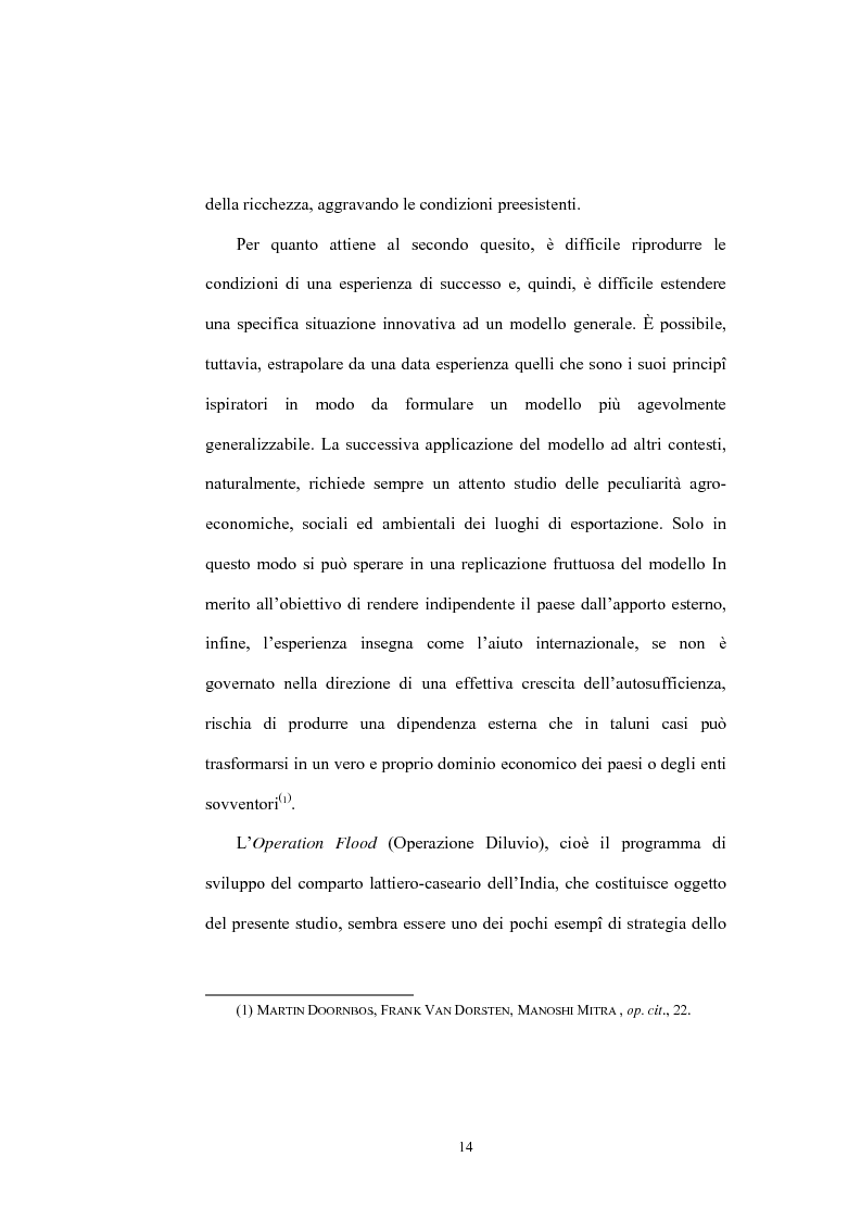 Anteprima della tesi: Il ruolo dell'Operation Flood nello sviluppo del settore lattiero caseario in India, Pagina 12