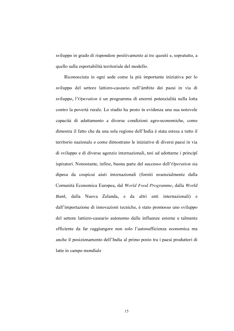 Anteprima della tesi: Il ruolo dell'Operation Flood nello sviluppo del settore lattiero caseario in India, Pagina 13