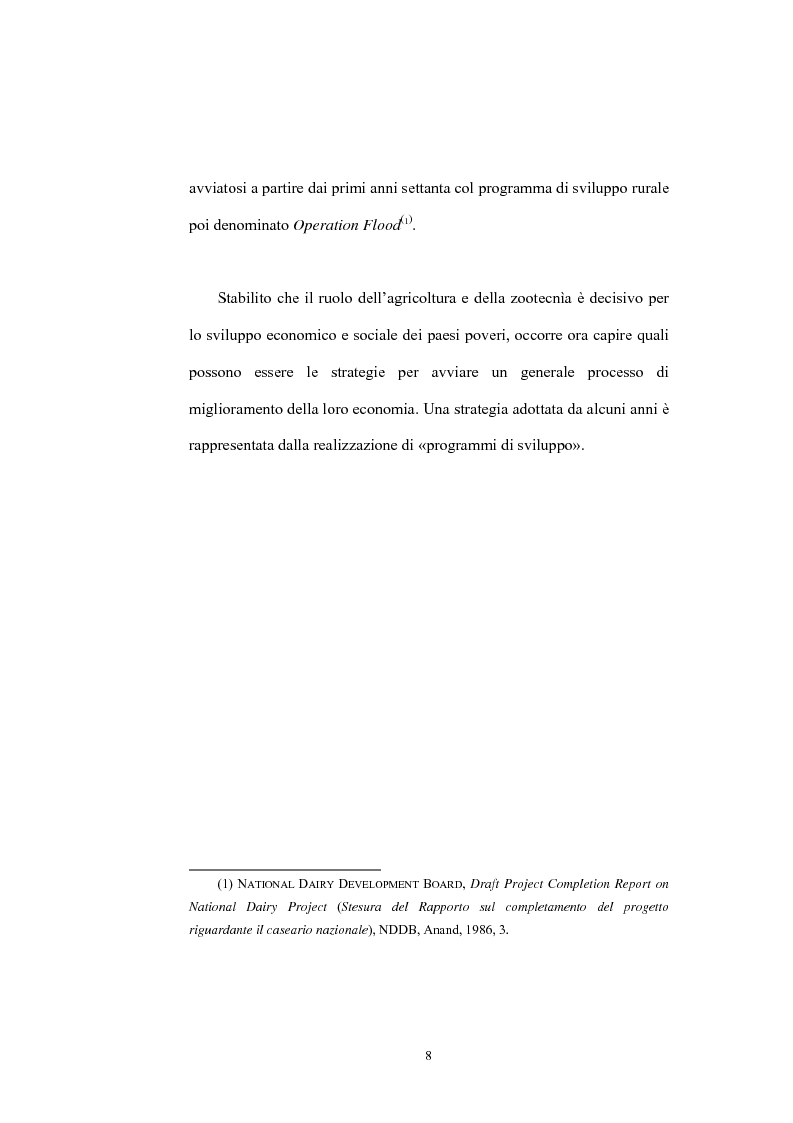 Anteprima della tesi: Il ruolo dell'Operation Flood nello sviluppo del settore lattiero caseario in India, Pagina 6