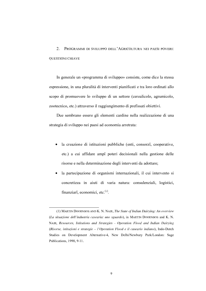 Anteprima della tesi: Il ruolo dell'Operation Flood nello sviluppo del settore lattiero caseario in India, Pagina 7
