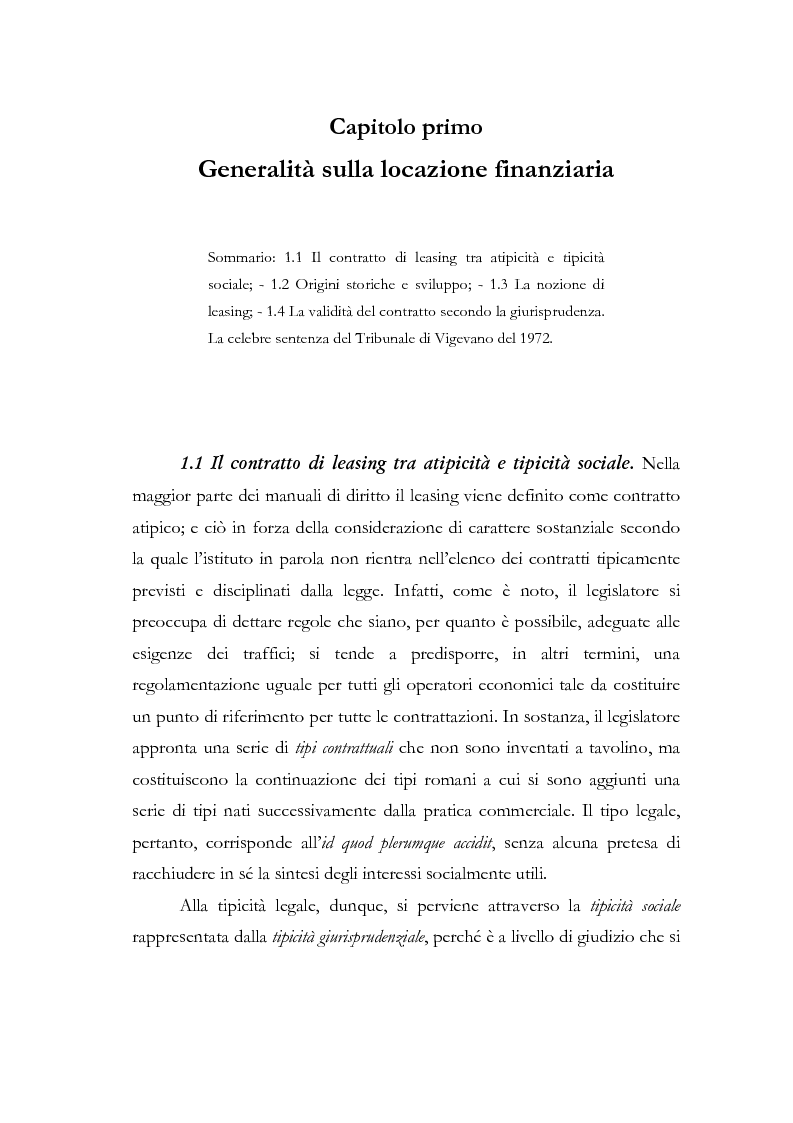 Anteprima della tesi: Il contratto di leasing, Pagina 3
