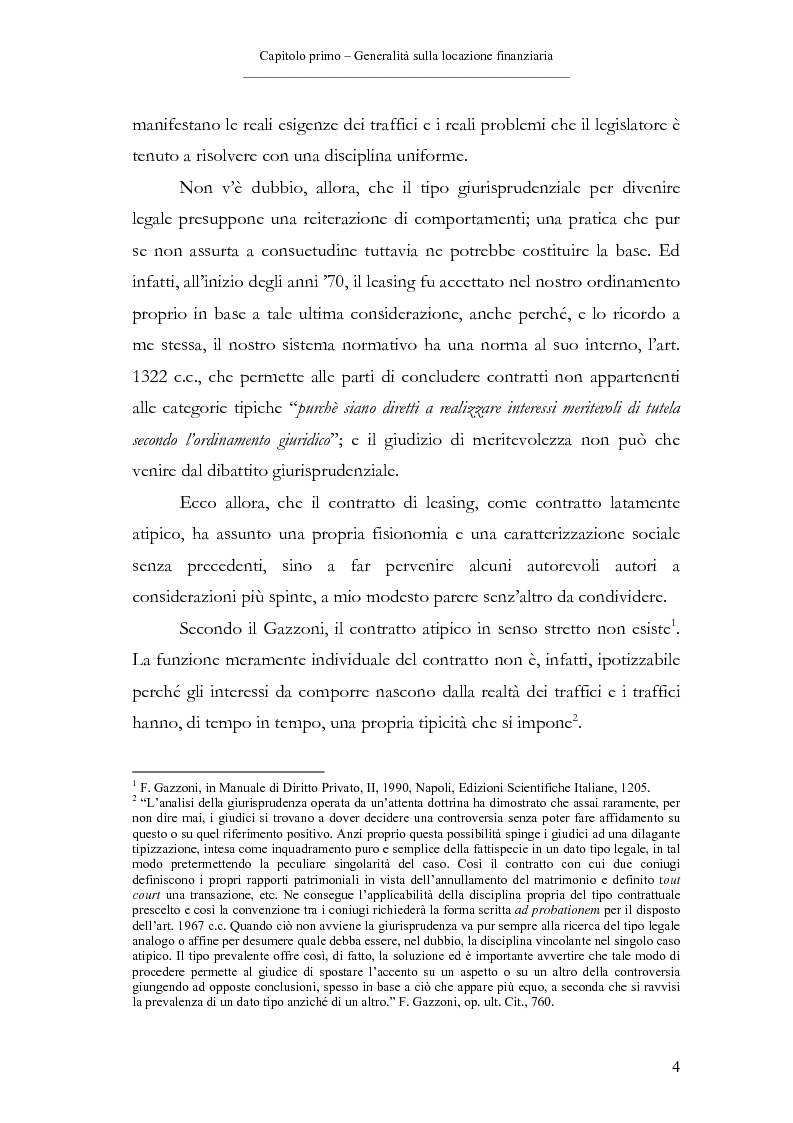 Anteprima della tesi: Il contratto di leasing, Pagina 4