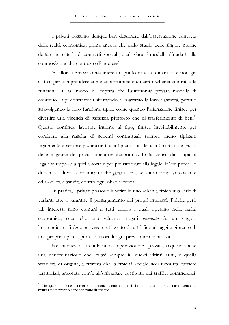 Anteprima della tesi: Il contratto di leasing, Pagina 5