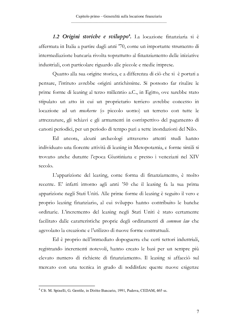 Anteprima della tesi: Il contratto di leasing, Pagina 7