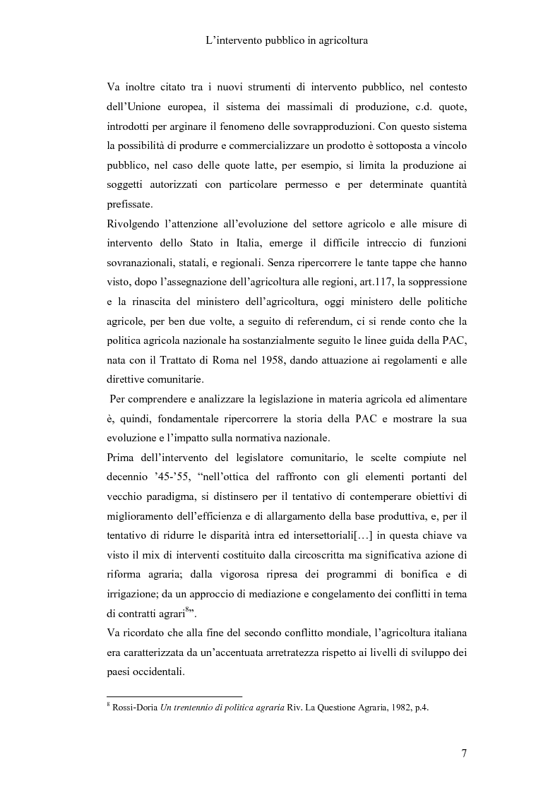 Anteprima della tesi: Interventi pubblici per la sicurezza alimentare, Pagina 9