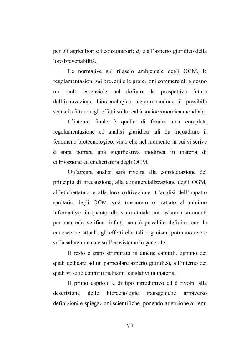 Anteprima della tesi: Gli Organismi Geneticamente Modificati (OGM), Pagina 2