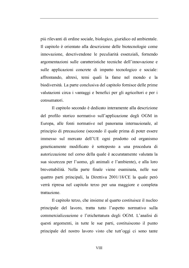 Anteprima della tesi: Gli Organismi Geneticamente Modificati (OGM), Pagina 3