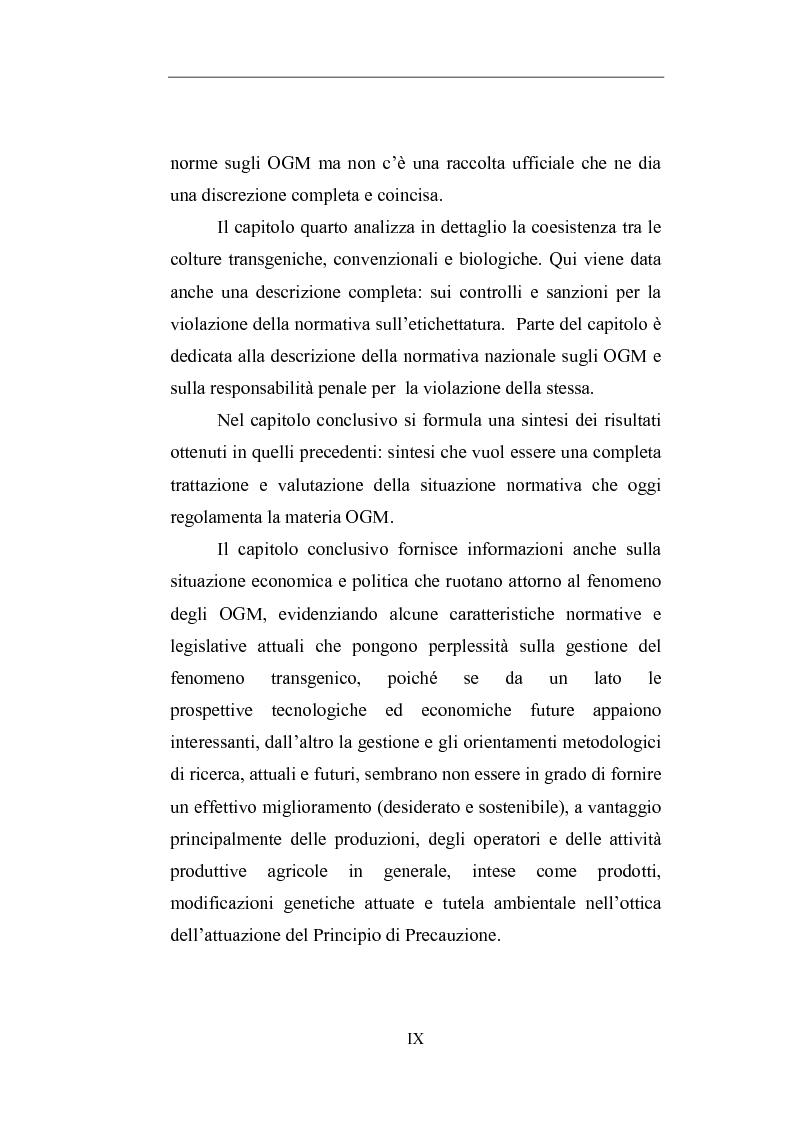 Anteprima della tesi: Gli Organismi Geneticamente Modificati (OGM), Pagina 4