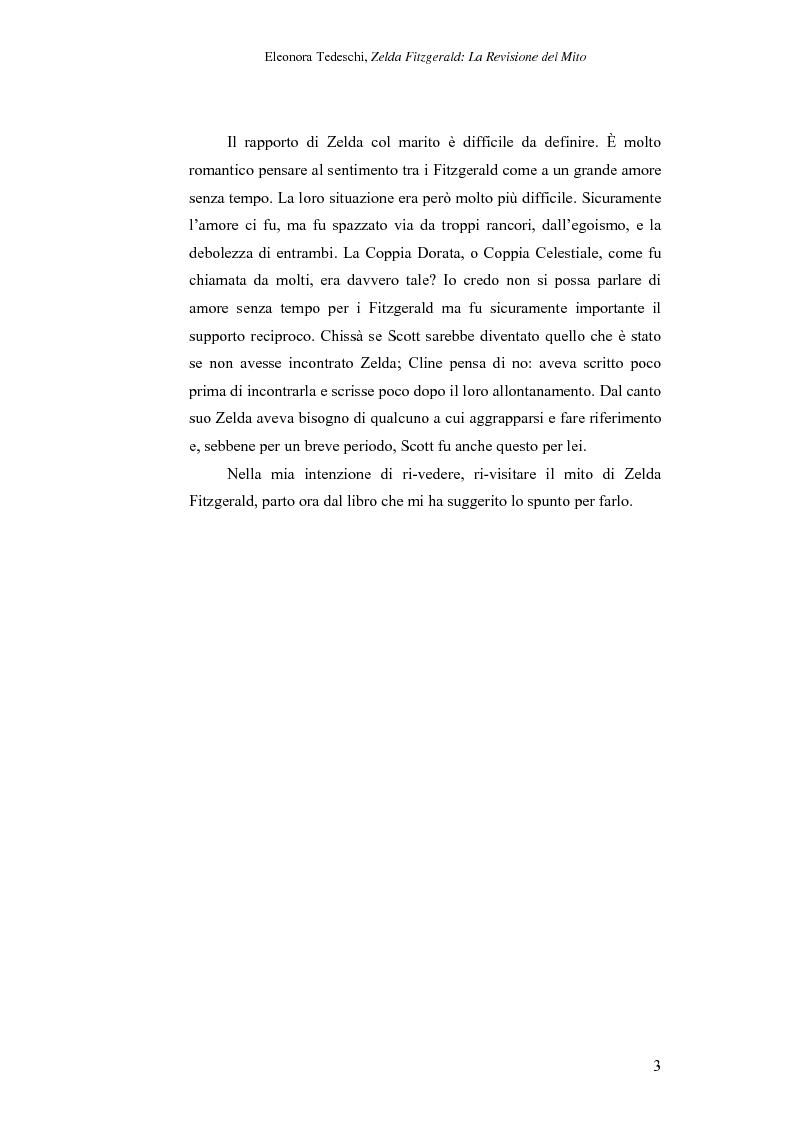 Anteprima della tesi: Zelda Fitzgerald: La Revisione del Mito, Pagina 3