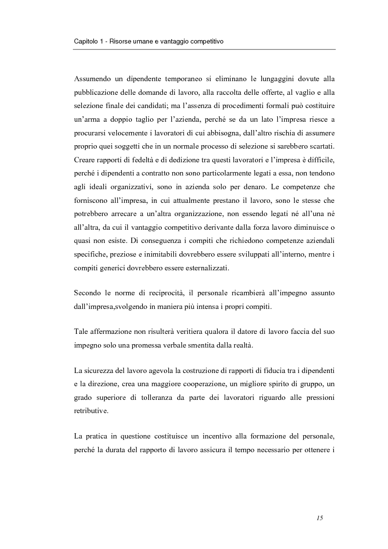 Anteprima della tesi: Investire in risorse umane: il ruolo della formazione - Il caso Wind, Pagina 12