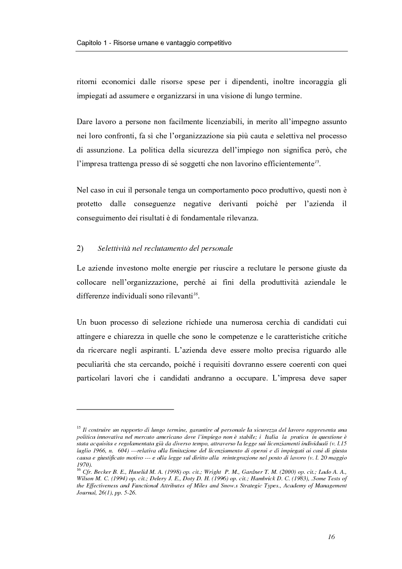 Anteprima della tesi: Investire in risorse umane: il ruolo della formazione - Il caso Wind, Pagina 13