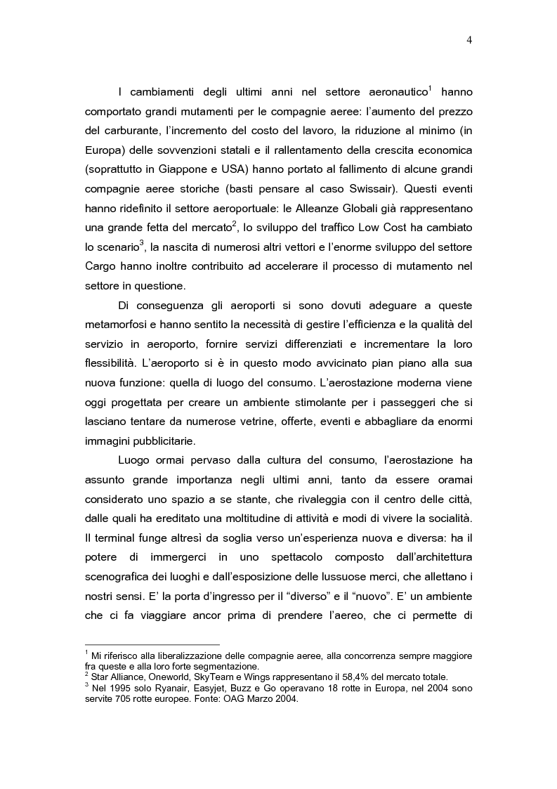 Anteprima della tesi: L'aeroporto come luogo del consumo: il caso Fiumicino., Pagina 2
