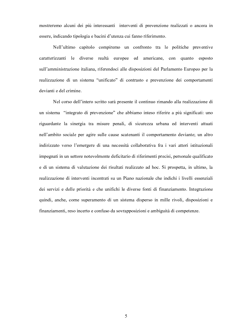 Anteprima della tesi: La prevenzione del crimine e la pubblica amministrazione, Pagina 3