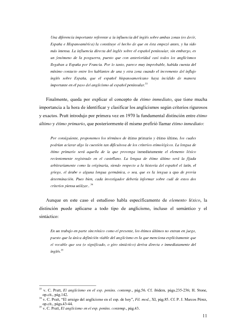 Anteprima della tesi: La influencia de la lengua inglesa en el español contemporáneo, Pagina 10