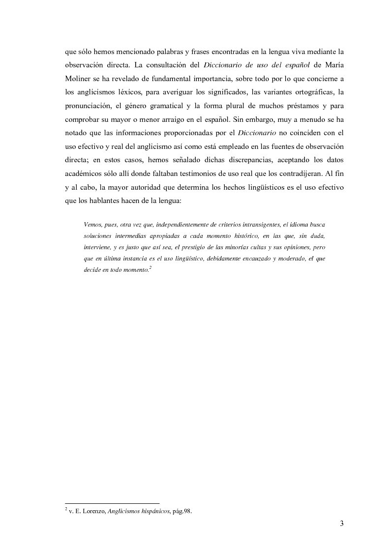 Anteprima della tesi: La influencia de la lengua inglesa en el español contemporáneo, Pagina 2