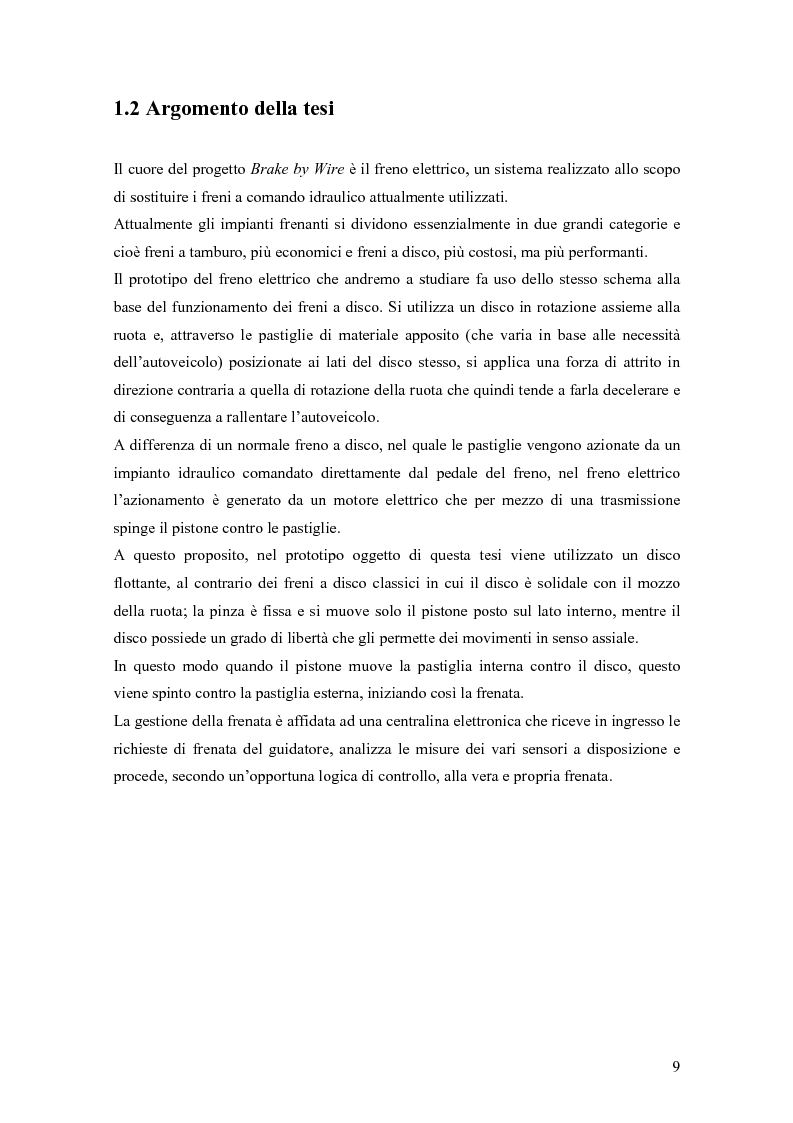 Anteprima della tesi: Modellistica e controllo di un freno elettromeccanico, Pagina 3