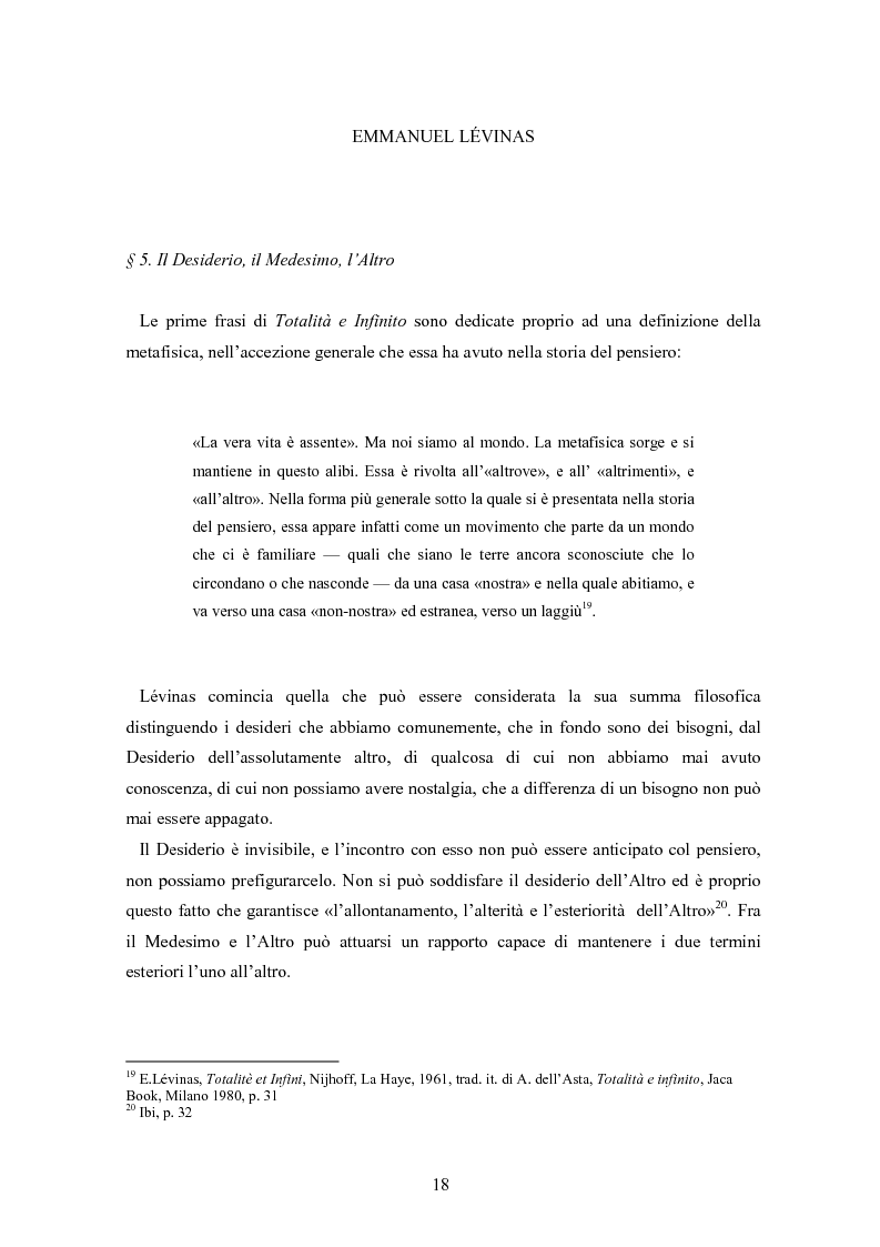 Anteprima della tesi: Bergson e Lévinas: emozione creatrice ed alterità, Pagina 14